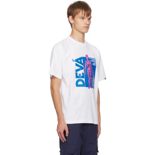  DEVA? STATES White Printed T-Shirt 232995M213007
