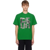 DEVA? STATES Green Printed T-Shirt 232995M213017