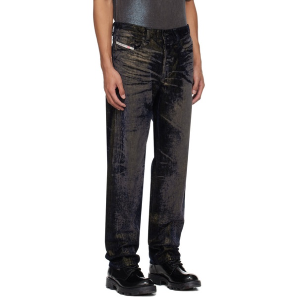 디젤 디젤 Diesel Black & Gold D-Macs-S Jeans 241001M186005
