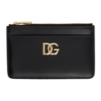 Dolce&Gabbana Black DG Logo Card Holder 241003F040004