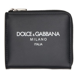 Dolce&Gabbana Black Leather Card Holder 241003M164000