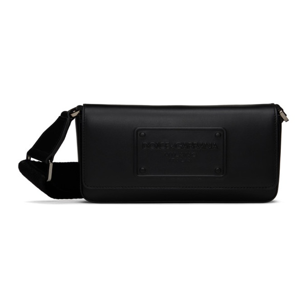돌체앤가바나 Dolce&Gabbana Black Mini Calfskin Bag 241003M170000