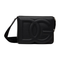 Dolce&Gabbana Black Medium DG Logo Crossbody Bag 241003M170006