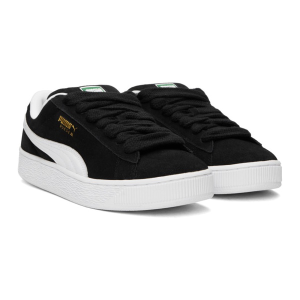  PUMA Black Suede XL Sneakers 241010M237006
