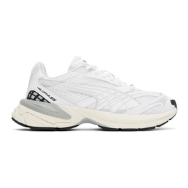 PUMA White Velophasis Sneakers 241010M237011