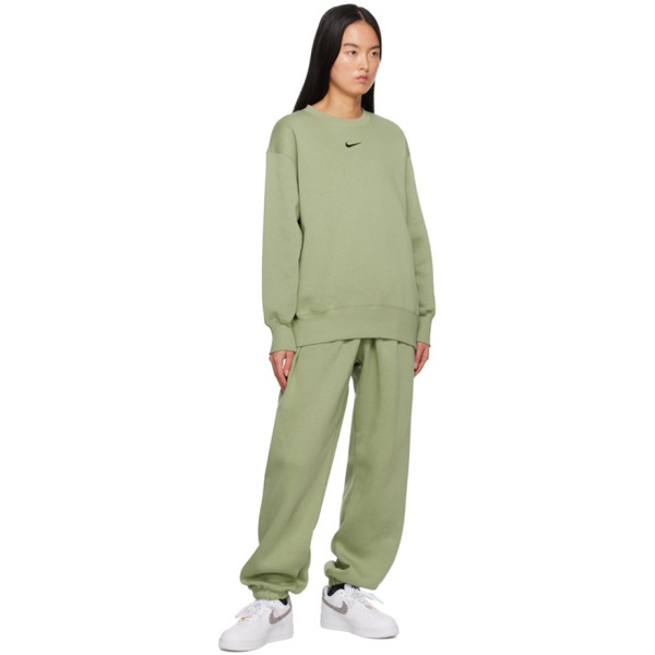 나이키 Nike Green Phoenix Sweatpants 241011F086013