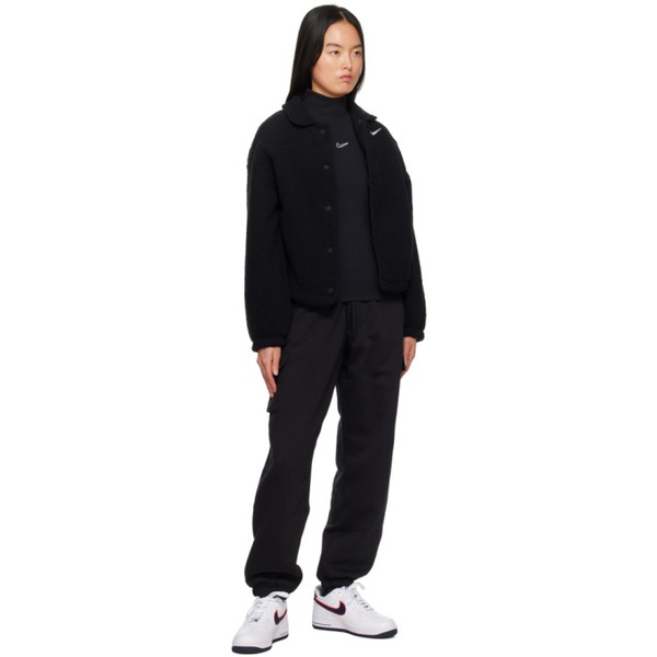 나이키 Nike Black Sportswear Club Sweatpants 241011F086020