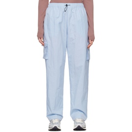 Nike Blue Drawstring Trousers 241011F087000
