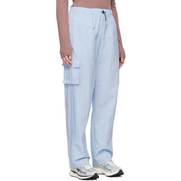나이키 Nike Blue Drawstring Trousers 241011F087000