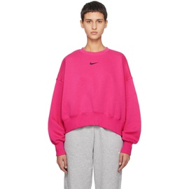 Nike Pink Over-Oversized Sweatshirt 241011F098007
