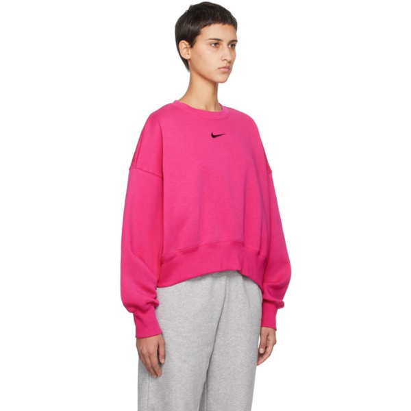 나이키 Nike Pink Over-Oversized Sweatshirt 241011F098007