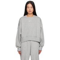 Nike Gray Phoenix Sweatshirt 241011F098008