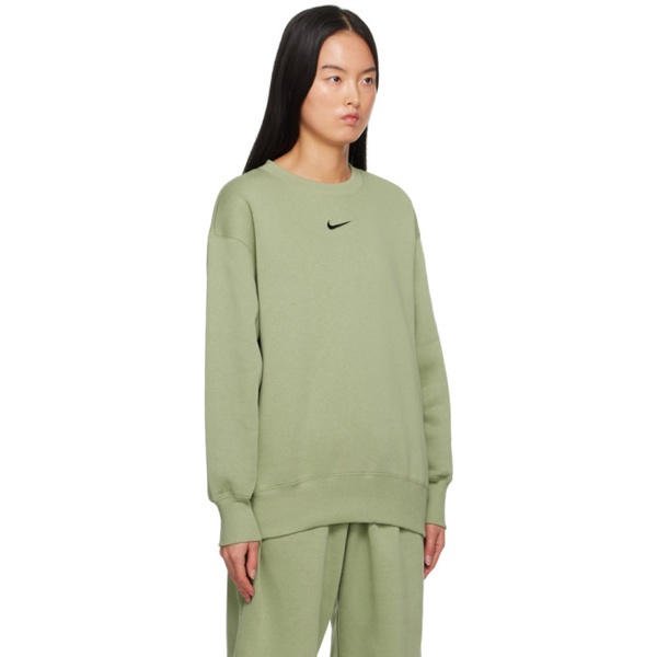 나이키 Nike Green Phoenix Sweatshirt 241011F098009