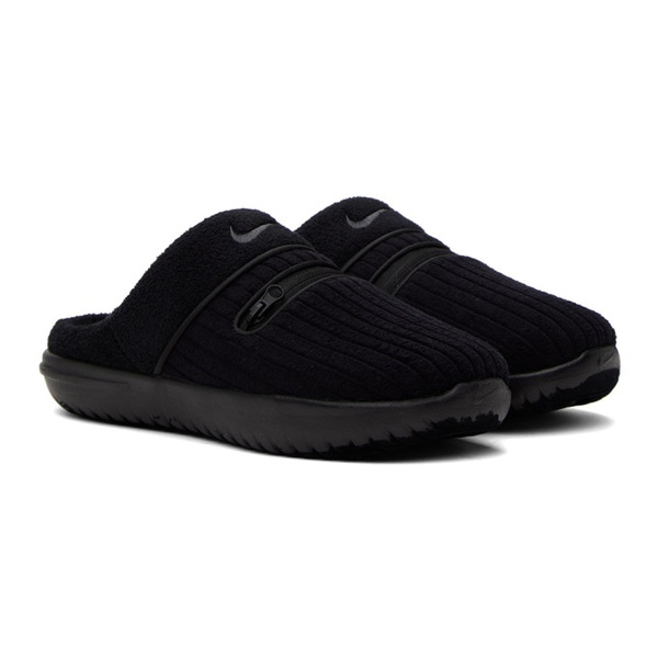 나이키 Nike Black Burrow Slippers 241011F121007