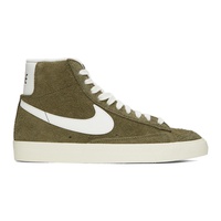Nike Khaki Blazer Mid 77 Vintage Sneakers 241011F127001