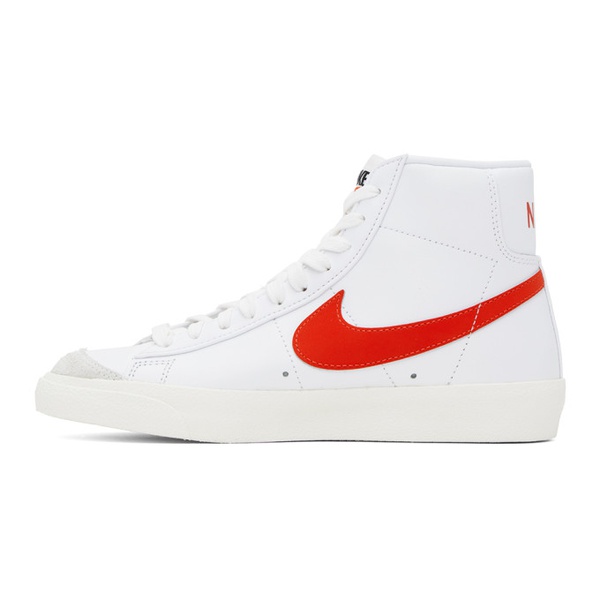 나이키 Nike White & Red Blazer Mid 77 Sneakers 241011F127004