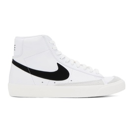 Nike White & Black Blazer Mid 77 Sneakers 241011F127005
