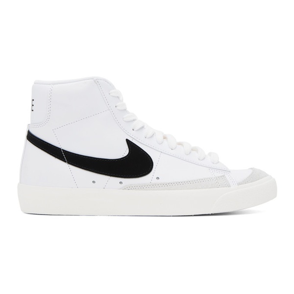 나이키 Nike White & Black Blazer Mid 77 Sneakers 241011F127005