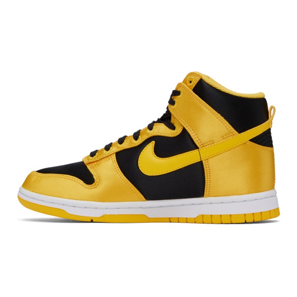 나이키 Nike Yellow & Black Dunk High Sneakers 241011F127007
