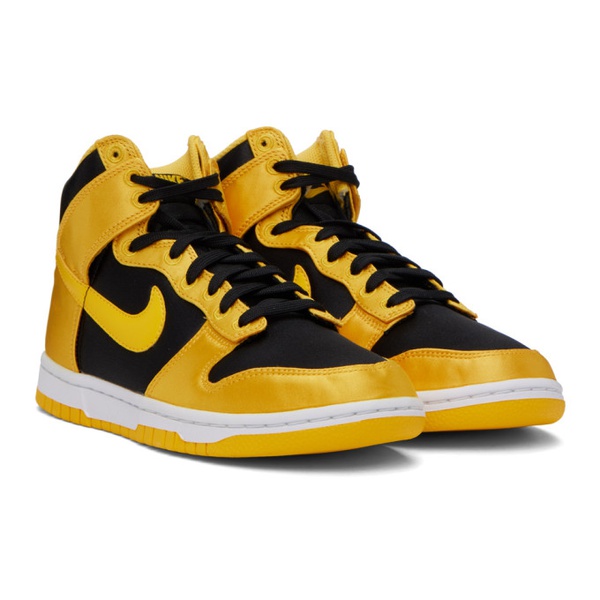 나이키 Nike Yellow & Black Dunk High Sneakers 241011F127007