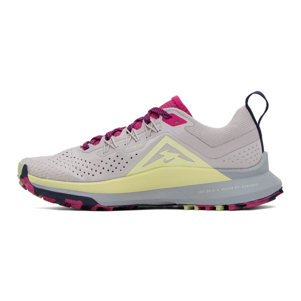 나이키 Nike Purple React Pegasus Trail 4 Sneakers 241011F128006