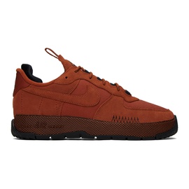 Nike Orange Air Force 1 Wild Sneakers 241011F128025