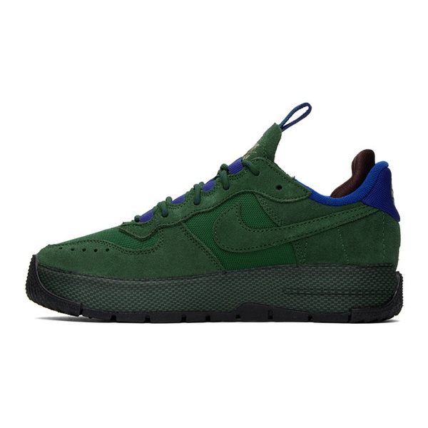 나이키 Nike Green & Blue Air Force 1 Wild Sneakers 241011F128026