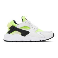 Nike White & Yellow Air Huarache Sneakers 241011F128041
