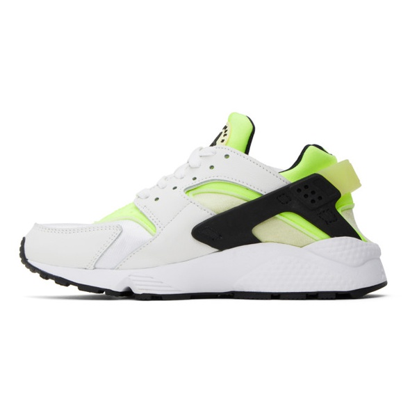 나이키 Nike White & Yellow Air Huarache Sneakers 241011F128041