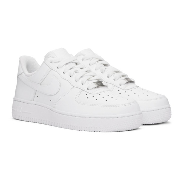 나이키 Nike White Air Force 1 07 Sneakers 241011F128045