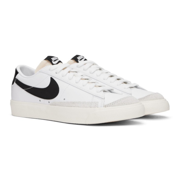 나이키 Nike White Blazer Low 77 Sneakers 241011F128047