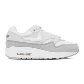 Nike Gray & White Air Max 1 87 LX NBHD Sneakers 241011F128054