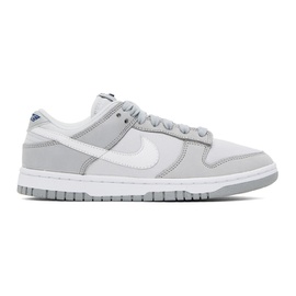 Nike Gray Dunk Low LX Sneakers 241011F128055