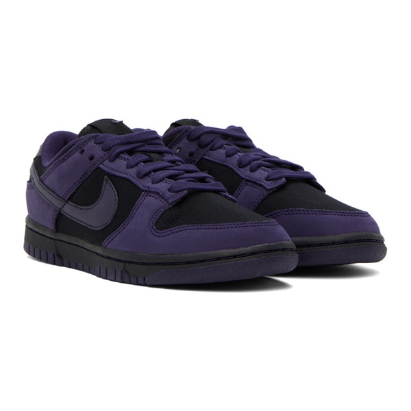 나이키 Nike Purple & Black Dunk Low LX Sneakers 241011F128056