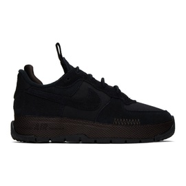 Nike Black Air Force 1 Wild Sneakers 241011F128058