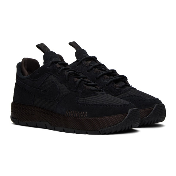나이키 Nike Black Air Force 1 Wild Sneakers 241011F128058