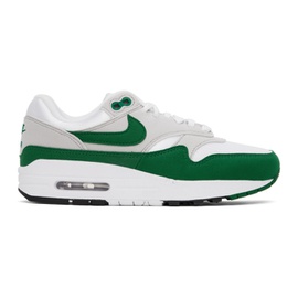 Nike Gray & Green Air Max 1 Sneakers 241011F128084
