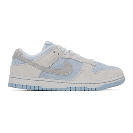 Nike Blue & Gray Dunk Low Sneakers 241011F128085