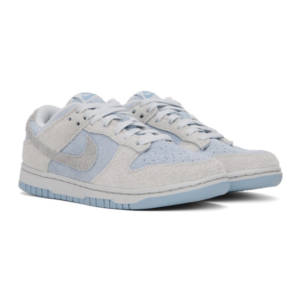 나이키 Nike Blue & Gray Dunk Low Sneakers 241011F128085