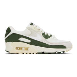 Nike 오프화이트 Off-White & Green Air Max 90 Sneakers 241011F128088
