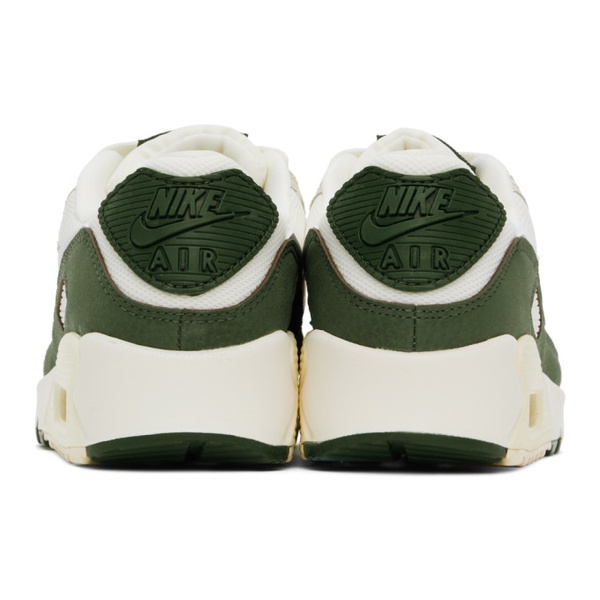 나이키 Nike 오프화이트 Off-White & Green Air Max 90 Sneakers 241011F128088