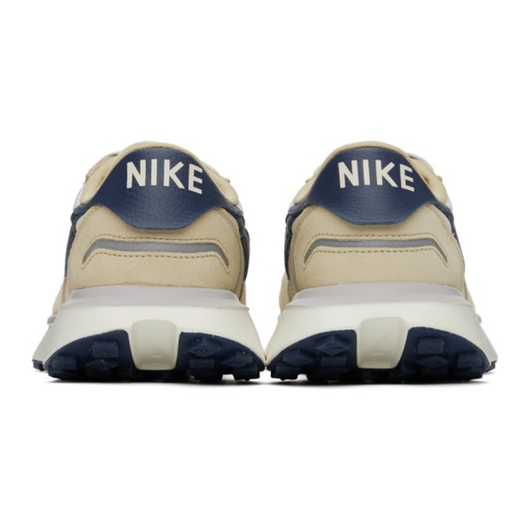 나이키 Nike Beige & Navy Phoenix Waffle Sneakers 241011F128096