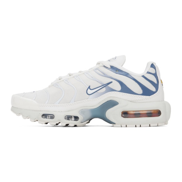 나이키 Nike White & Blue Air Max Plus Sneakers 241011F128101