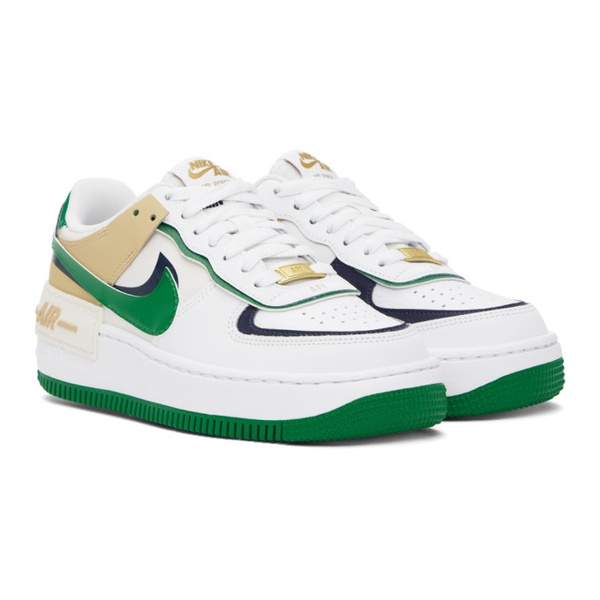 나이키 Nike White Air Force 1 Shadow Sneakers 241011F128106