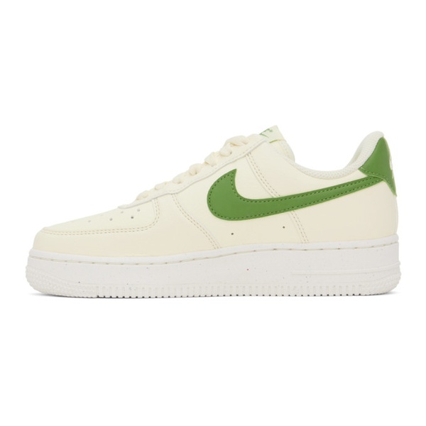 나이키 Nike 오프화이트 Off-White & Green Air Force 1 07 Next Nature Sneakers 241011F128111
