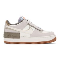 Nike Gray Air Force 1 Shadow Sneakers 241011F128116