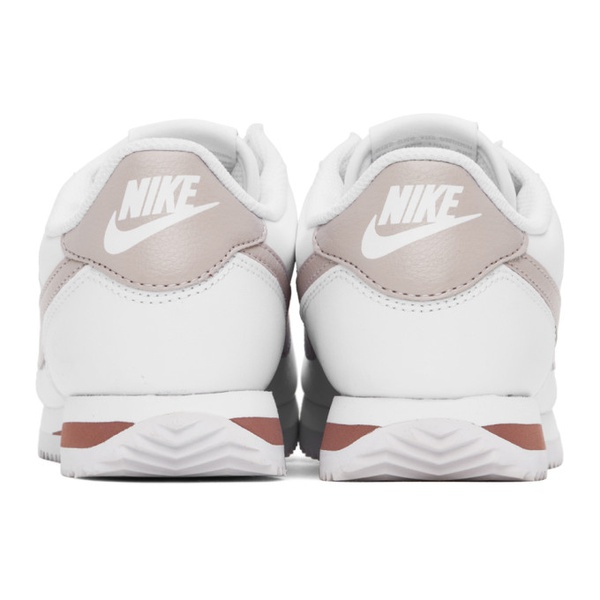 나이키 Nike White & Pink Cortez Sneakers 241011F128117