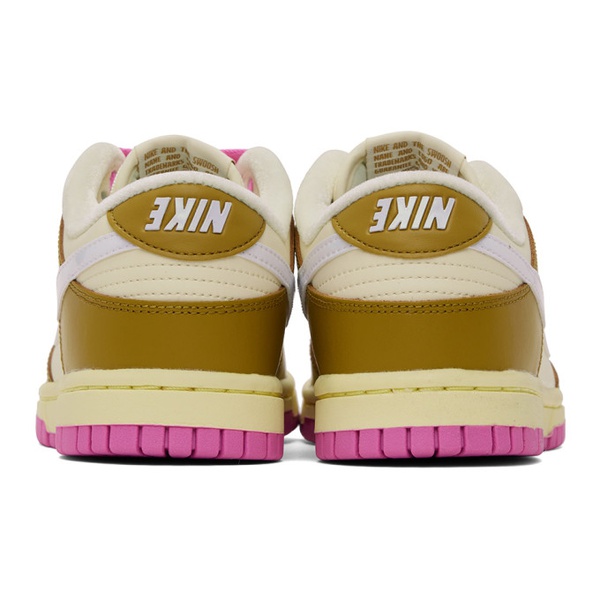 나이키 Nike Brown & Beige Dunk Low SE Sneakers 241011F128147