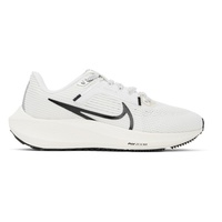 Nike White Pegasus 40 Sneakers 241011F128153