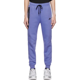 Nike Blue Sportswear Tech Sweatpants 241011M190008
